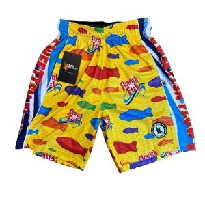 Flow Society Lacrosse Swedish Fish Attack Shorts Youth Size Medium YKF 42023 New